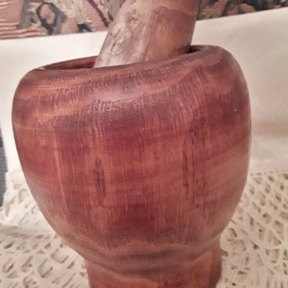 Wooden Mortar and Pestle - Picture 5 of 5